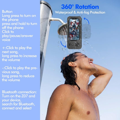 MusicMate™ 2-in-1 Waterproof Bluetooth Speaker